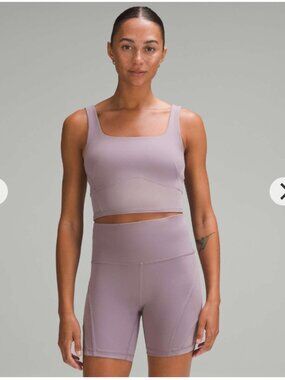 Lululemon Wunder Train Mesh Panel Tank Violet Verbena